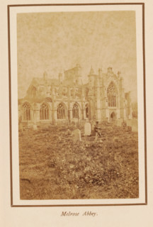 Melrose Abbey, photograph, page, photographer: George Washington Wilson, Scotland, c. 1885 - c.
