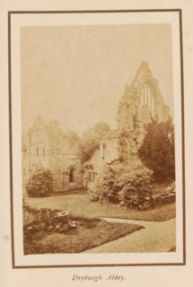 Dryburgh Abbey, photograph, page, photographer: George Washington Wilson, Scotland, c. 1885 - c.