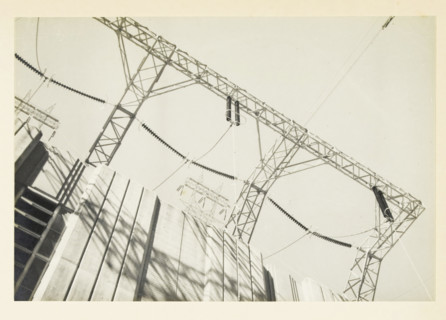 Detail of a power plant at an unknown location in the United States, 280 kv input at the power