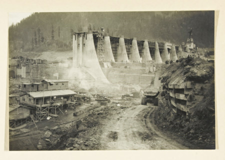 Bonnerville Dam, Portland, Oregon, United States, Portland Oregon, photograph, title: 'BONNERVILLE