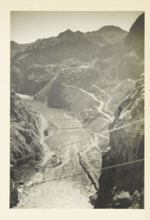 View in the Black Canyon, United States, Black Canyon, photograph, title: 'BLACK CANYON',