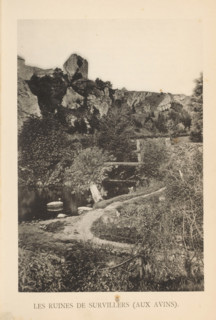 View of the ruins of Château de Survillers, Les Ruines de Survillers (aux Avins), page,