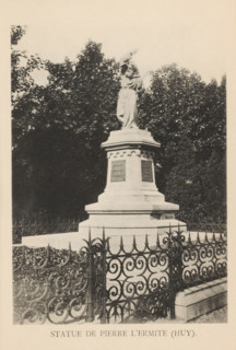 Statue de Pierre l'Ermite (Huy), Statue of Peter the Hermit in Huy, page, photomechanical print,