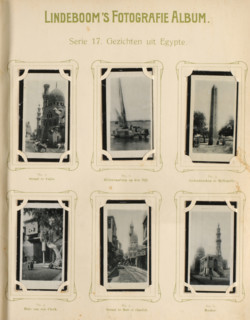 Six reproductions of photographed faces from Egypt, Faces from Egypt, album page, reproduction,