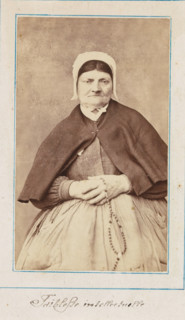 Portrait of a patient in a lunatic asylum, possibly Salpêtrière, photograph, : 'intellectual