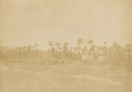 Landscape in Northern Egypt, Haute Egypt, photograph, inscription: '1082, 7', watermark: 'from