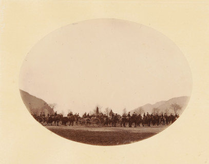Cadets, West Point (original title), Group of Cadets of West Point, photograph, inscription: 'West