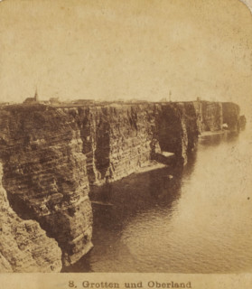 View of the cliffs of Helgoland, Germany, Helgoland : Grotten und Oberland, Views and landscapes in