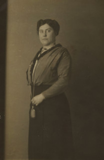 Portrait of Aagje Nieuwmeijer, quick photo, Agatha Jacoba ('Aagje') Nieuwmeijer, profession