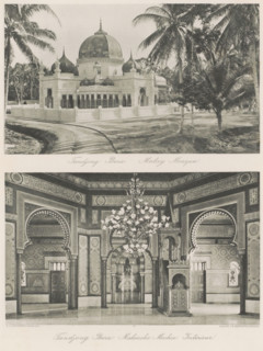 Tandjong Poera Malay Mosque (above), Tandjong Poera Malay Mosque. Interior (below), Exterior