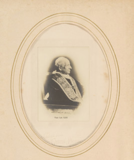 Portrait of Pope Leo Dobbelmann, Soap manufacturers, Nijmegen, series 8. No 4', 1878 - 1890,