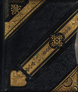 Photo album (empty), photograph album, slip-in album, Photo album with 32 pages with either a