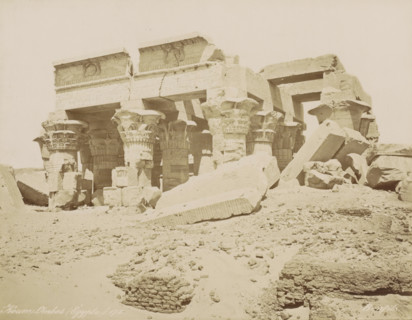 Koum-Ombos (Égypt), View of the Temple of Kom Ombo, photograph, Part of Travel album with 80 photos