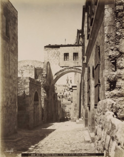 Arc de l'Ecce Homo. - Arch of the Ecce Homo., Ecce Homo arch in the Via Dolorosa in Jerusalem,