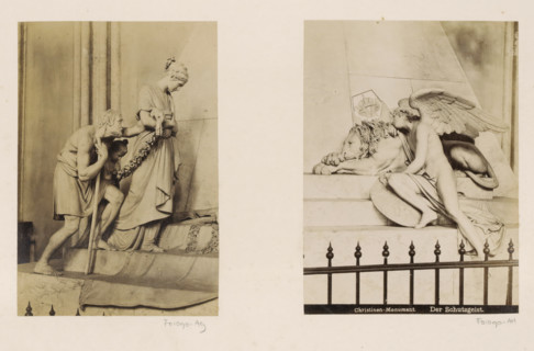 Images of the monument to Archduchess Marie Christina of Austria in the Augustinian Church in
