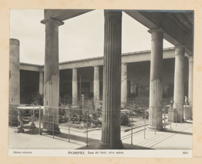 Pompeii. Casa dei Vetii, altra veduta, House of the Fat Ones in Pompeii, photograph, Part of Photo