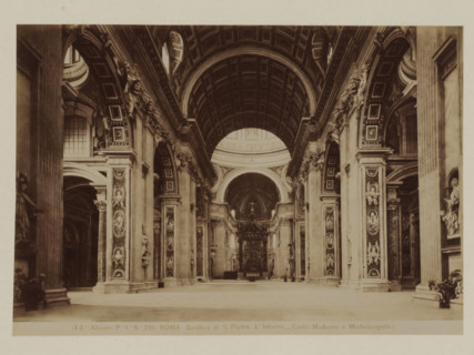 Basilica di S. Pietro. L'Interno (Carlo Maderna e Michelangiolo), Interior of St. Peter's Basilica