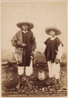 Labradores Indigenas, Native workers, Double portrait of two unknown inhabitants of Mexico, Estado