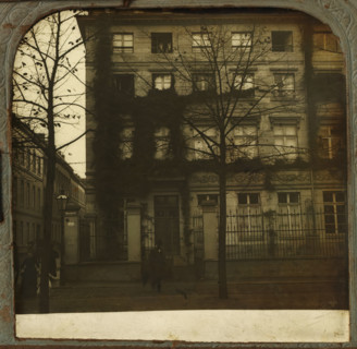Part of the facade of the Richmodishaus in Cologne, Richmodis-Haus in Coln, stereograph, number: