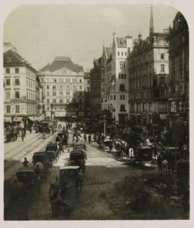 Neuer Markt in Vienna, seen towards the north, Neuer Markt, Wien, stereograph, number: '4549',