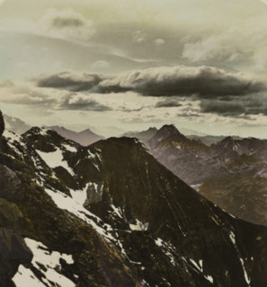Allgäu Alps. Sonnenuntergang am Bockar-Kopf (2609 m), Bockar-Kopf in the Allgäu Alps, Germany,