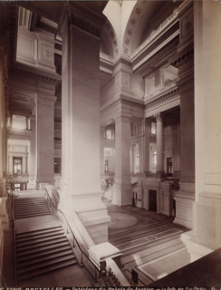 Interior of the Salle des Pas-Perdus in the Palace of Justice in Brussels, Belgium, Intérieur du
