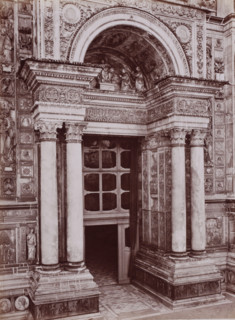 Porta della Chiesa, Portal of the monastery church Certosa di Pavia in Pavia, Italy, Certosa di