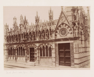 Exterior of the Santa Maria della Spina in Pisa, Italy, Parte Laterale della Spina, Pisa,