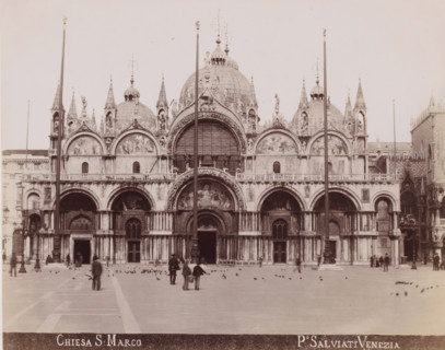 View of San Marco in Venice, Chiesa S. Marco, photograph, inscription: 'Venetie', photographer: