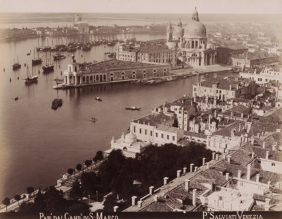 Pan:a dal Camp:e di S: Marco, View of Venice from the Campanile of San Marco, photograph,