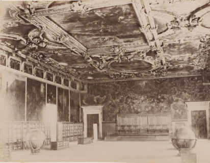 Hall of the Great Council in the Doge's Palace in Venice, Italy, Salle del maggior consiglio,