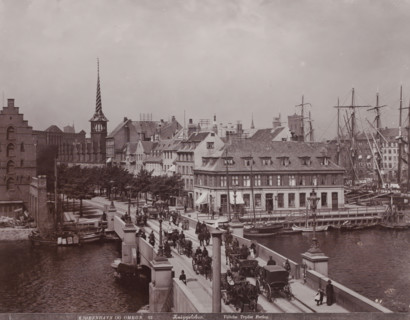 Knippelsbro, View of the Knippelsbro in Copenhagen, Kjøbenhavn og Omegn, photograph, number: '52.',
