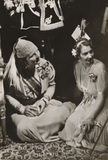 HRH Princess Juliana with Princess Cecilie, youngest sister of Prince Louis Ferdinand, as a guest