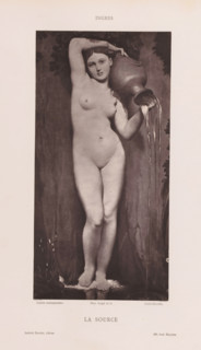 Portrait of Jean Auguste Dominique Ingres, page, photomechanical print, cliché maker: attributed to