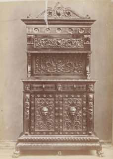 Decorated sideboard, No 13 Buffet, photograph, page, inscription: 'Ies. 160', inscription: 'Alto,