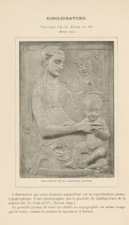Bas-relief de la Chapelle Sistine, Relief of Mary with Christ Child and John the Baptist, page,