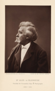 Mr Alex. de Blochouse, Président de l'Association belge de Photographie 1883-1886, Portrait of