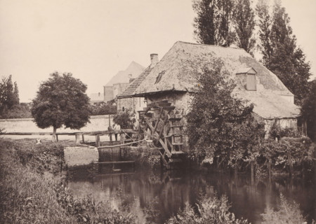 Moulin and Campine, Watermill in Kempenland, page, photomechanical print, inscription: 'Concours de
