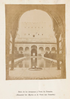 Court of the Myrtles and the Tower of Comarès in the Alhambra, Patio de los Arrayanes y Torre de