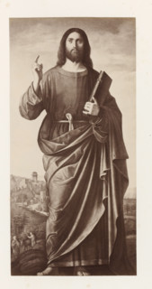 Photo reproduction of the painting The Blessing Christ by Cima da Conegliano, Cima da Conegliano: