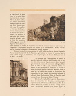 Pantanassa Monastery in Mystras, Mistra, Eglise de la Pantanassia, page, photomechanical print,