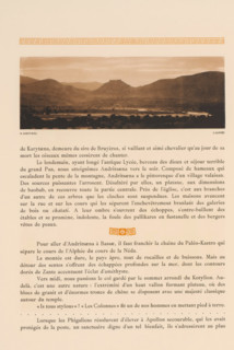 View of the Alpheus along Karytena, Karytaena, l'Alphée, page, photomechanical print, number: '74
