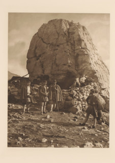 Les bergers de Parnasse et leurs hôtes, Shepherds on Parnassus, page, photomechanical print,