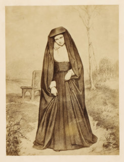 Photo reproduction of a drawing of a widow by Johannes Christiaan d'Arnaud Gerkens, photograph,