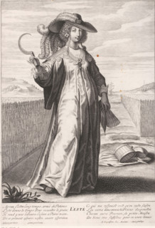 L'Estè, Summer, Personifications of the Four Seasons, print, printmaker: Jean Couvay, France, after