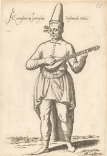 Guitar-playing 'Azamoglan' or 'Jamoglan', Azamoglan ou Jamoglan enfant du tribut, print, album