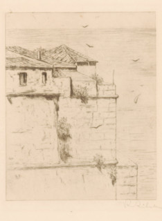 Le vieux fort Turc (Alger) (original title), Old Turkish fort in Algiers, print, printmaker: Philip
