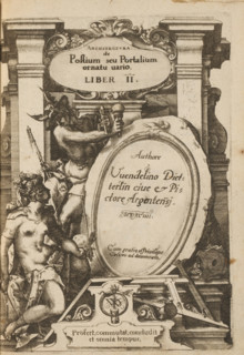 Personification of Painting and Mercury as personification of Sculpture in architectural ornaments