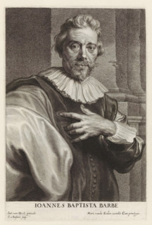 Portrait of engraver Jean Baptiste Barbé, Iconographie, Icones Principum Vivorum Doctorum Pictorum