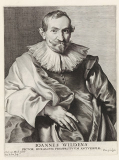 Portrait of the painter Jan Wildens, Icones Principum Vivorum Doctorum Pictorum Chalcographorum
